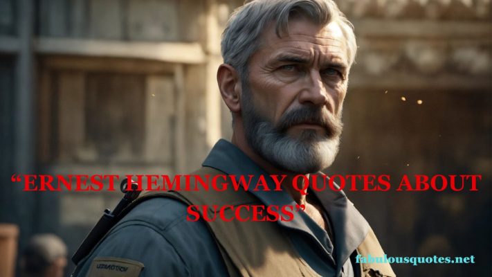 Ernest Hemingway Quotes about success