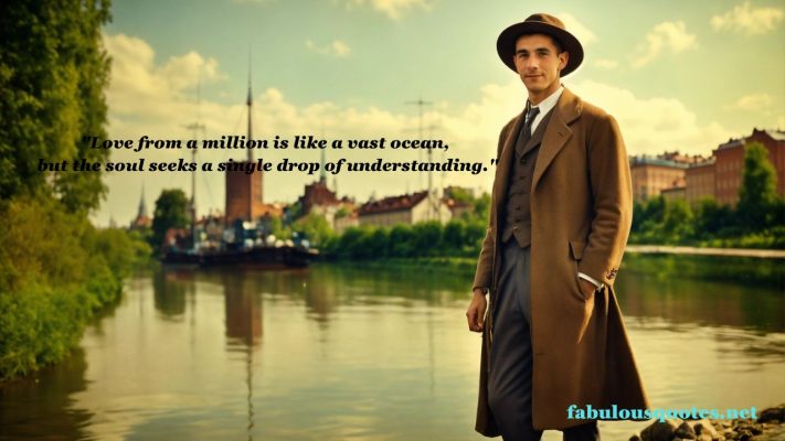 Franz kafka quotes if a million loved you