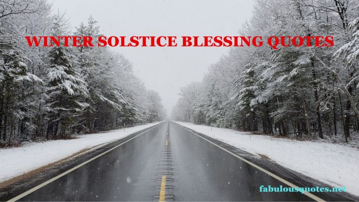 Winter solstice blessing quotes