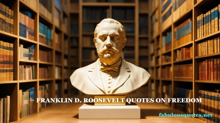 Franklin D. Roosevelt Quotes on freedom