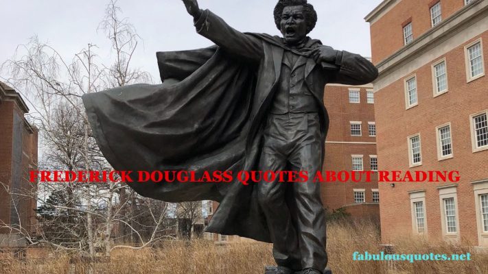 Frederick Douglass Quotes about reading