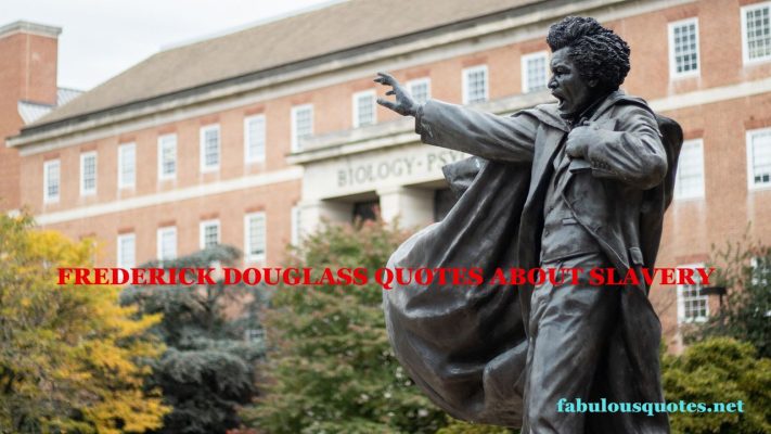 Frederick Douglass Quotes about slavery