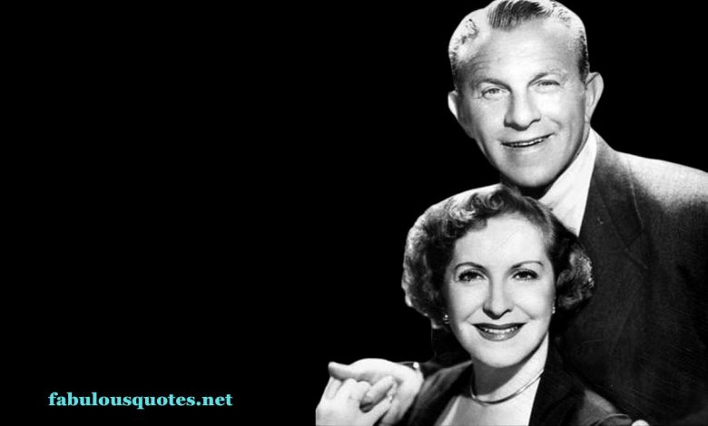 Funniest Quotes from George Burns and Gracie Allen