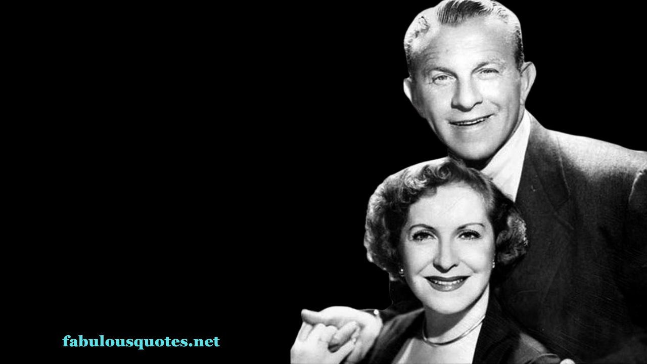 Top 50 Funniest Quotes from George Burns and Gracie Allen - Funniest ...