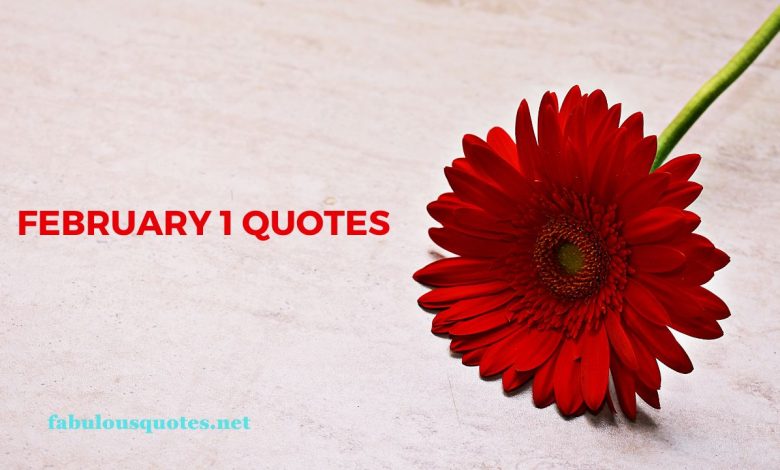 February 1 Quotes