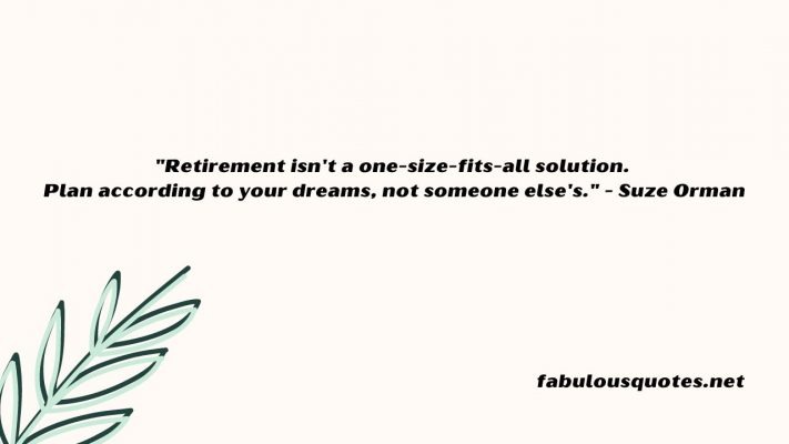 100 Top Quotes on Retirement Planning