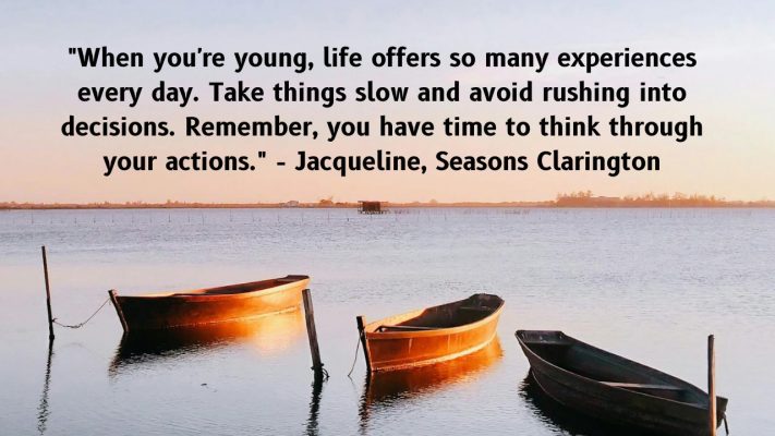 30 seniors give advice to their younger selves