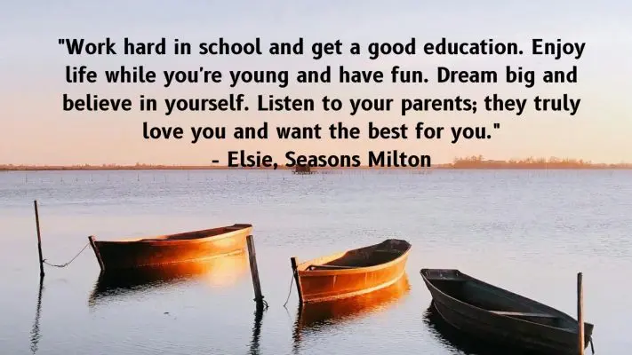 30 seniors give advice to their younger selves 28 30 seniors give advice to their younger selves