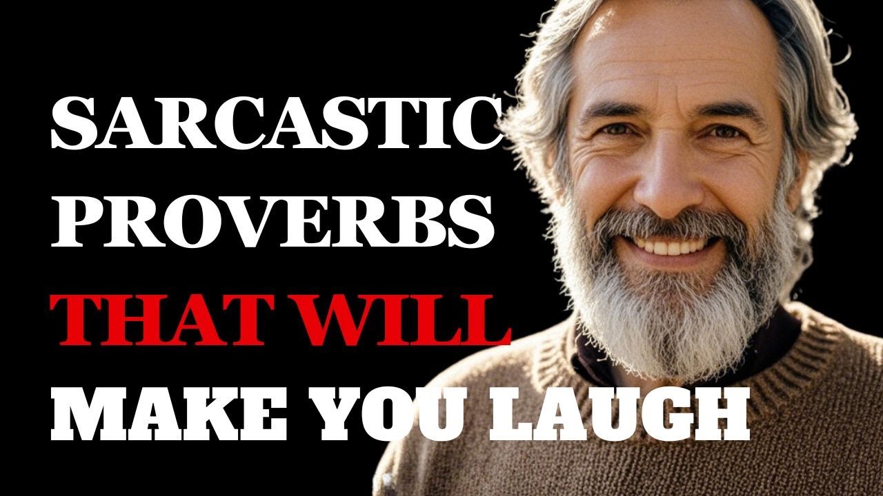 The Most Sarcastic Proverbs Ever