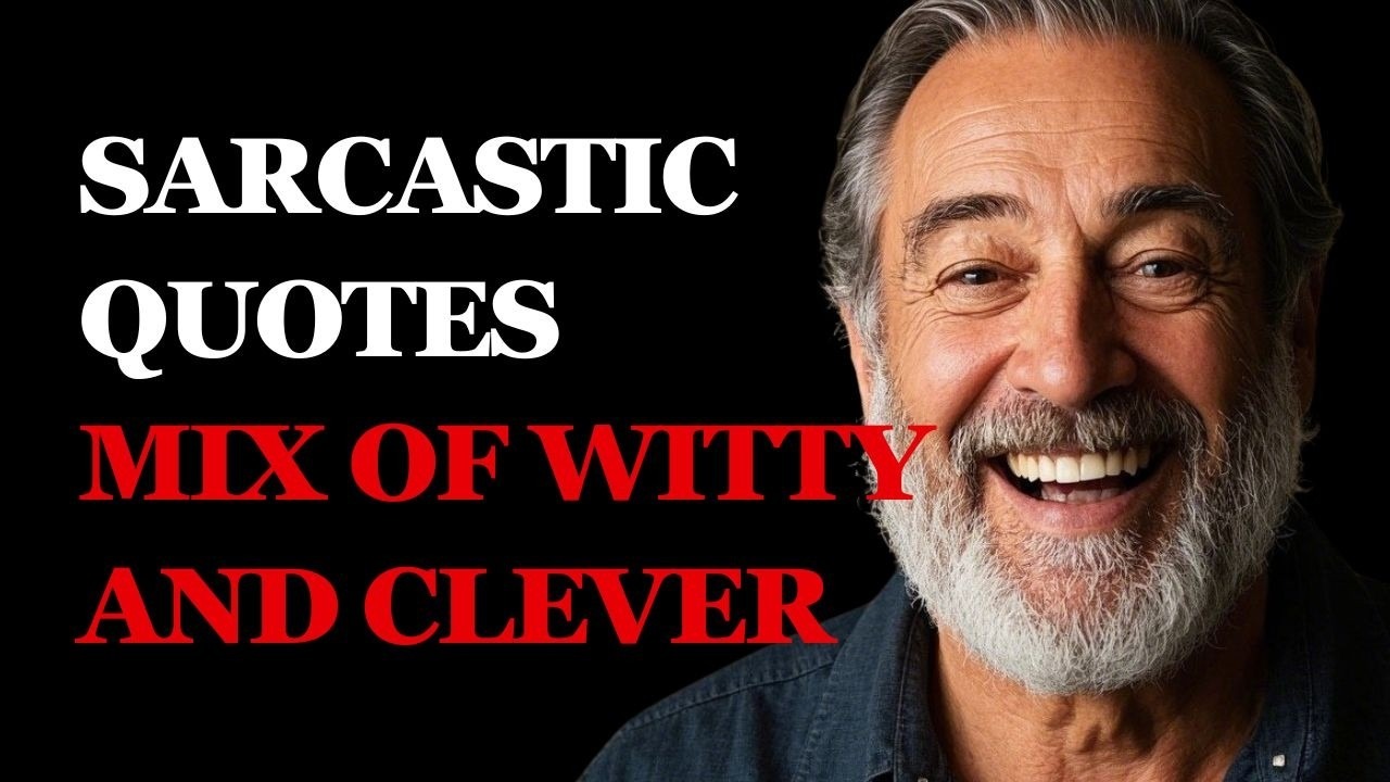 Sarcastic Quotes That Are the Perfect Mix of Witty and Clever